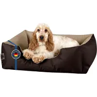 BedDog hondenmand LUPI, vierkant hondenkussen, grote hondenbed, hondensofa, hondenhuis, met afneembare hoez, wasbaar, maat S-XXXL