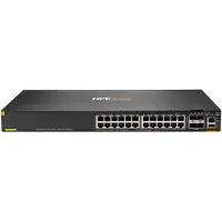 HP Aruba 6200F 24G Class4 PoE 4SFP+ 370W Managed L3 Gigabit Ethernet (10/100/1000) Power over Ethernet (PoE) 1U