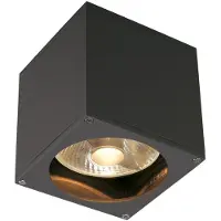 SLV BIG THEO WALL OUT wandlamp, vierkant, antraciet, ES111, max. 75W