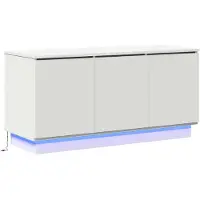vidaXL TV Kast 100 x 38 x 49 cm Wit Bewerkt hout