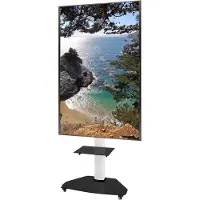 IC Intracom ICA-TR3WH Mobiele TV Stand 37-70" tot 40kg verstelbaar 2 planken
