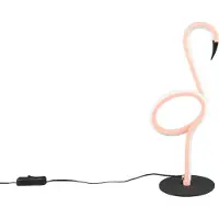 TRIO Neon Flamingo | Pastel roze | 6W | Snoerschakelaar | Lighting