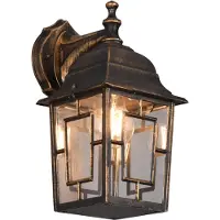 TRIO VOLTURNO - Wandlamp - Antieke roest - excl. 1x E27 4W - Buitenverlichting - IP23