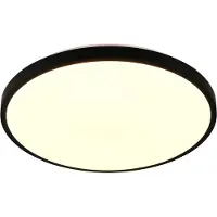 TRIO Plafondlamp Slope Zwart Groot