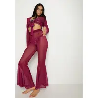 LASCANA Jumpsuit wijnrood
