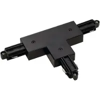 SLV 1 Fase T Connector 1 Aarde Links Zwart