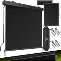Kesser Verticale zonwering - Balkonscherm met handslinger - Zon- en inkijkbescherming - Antraciet 200 x 250 cm