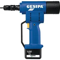 EDE FireBird 1457414 Accu-blindklinkmoerpistool 14.4 V 2 Ah Li-ion Incl. accu, Incl. lader, Incl. koffer