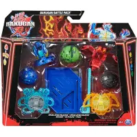 Spin Master - Special Attack Battle-set met 5 -actiefiguren en 3 Brawler-kaarten - stijlen kunnen variëren