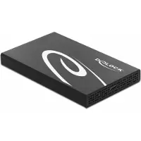 DeLOCK Externe behuizing voor 2,5-inch SATA HDD/SSD met SuperSpeed USB 10 Gbps (USB 3.1 Gen 2)