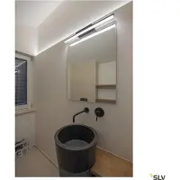 SLV Led spiegel verlichting Glenos II zilver