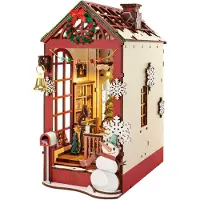 Rolife Miniatur-Diorama - DIY - Book Nook & Wonderland - Weihnac - - One Size - Kreatives Spielset