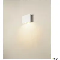 SLV 1003467 QUAD FRAME 14 LED wandlamp, TRIAC, wit, met CCT-schakelaar, 2700/3000K