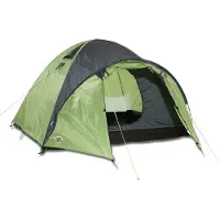 Camping Check Zelt - 3-Personen - 270x180x130 cm - Grün - - One Size - Zubehör