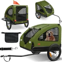 Kesser Hondenfietskar tot 45 kg 2in1 Fietskar Hond - Khaki