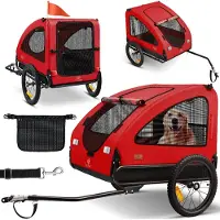 Kesser Hondenfietskar tot 45 kg 3in1 Fietskar Hond - Rood