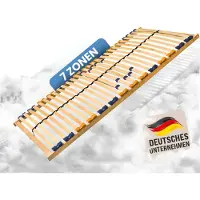 Coemo 7-zone Lattenrost MULTIRA - Houten Lattenbodem met Flexibele Opties, 5-Voudige Hardheidsverstelling, Geschikt voor Alle Matrassen, en Duits Vakmanschap, 80x200 cm, voordelige kit