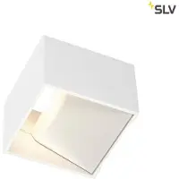 SLV Wandlamp Logs Up - Down vierkant wit