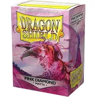Arcane Tinmen - Standerd Size Card Sleeves Pink Diamond Matte 100x