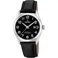 Festina Analoog horloge 'ACERO CLASICO' zwart