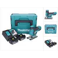 Makita DJV 185 RFJ accu pendelzaag 18 V borstelloos + 2x accu 3,0 Ah + oplader + Makpac