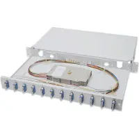 Digitus DN-96321/9 Glasvezel-patchpaneel 12 poorten SC Ingericht 1 HE