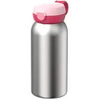 Mepal Isoleerfles met flipdop Campus - 500 ml - Waterfles RVS - Lekdicht - Hygiënische deksel - Cool pink