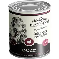 River Woods Natvoer Hond Mono Protein Adult Eend 400 G