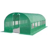TOOLPORT Tunnelkas 4x6 m, PE-folie, groen