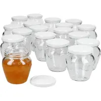 MamboCat Set van 20 jampotjes Vaso Orcio 212ml + To63 deksel wit