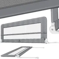 Kesser bedhekje - Kinderbedhek - Bedhek - Babybedhek Valbeveiligingsbed voor Bed & boxspring - Lichtgrijs, 180 cm