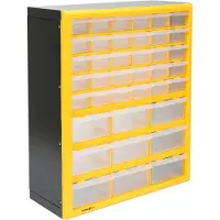 TRIZERATOP 78780 - Modulaire Organizer - 39 Lades - Wandmontage - Transparant