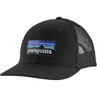 Patagonia Casquette P-6 Logo Noir Unisex