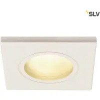 SLV Inbouwspot Dolix Out GU10 Square voor buiten wit