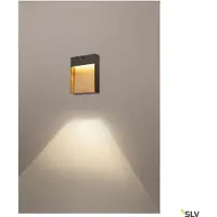 SLV Landelijke muurlamp Flatt Sensor met bewegingssensor