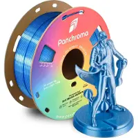 Polymaker CA03024 Panchroma Dual Silk Filament PLA kunststof Meerkleurig, Zijdeglans 1.75 mm 1000 g Beluga, Zilver, Blauw 1 stuk(s)