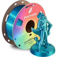 Polymaker CA03025 Panchroma Dual Silk Filament PLA kunststof Meerkleurig, Zijdeglans 1.75 mm 1000 g Caribbean, Blauw, Groen 1 stuk(s)