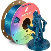 Polymaker CA02021 Panchroma Starlight Filament PLA kunststof Meerkleurig, Kleurverandering 1.75 mm 1000 g Starlight Neptune, Blauw 1 stuk(s)