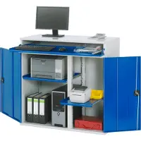 RAU Computerkast type 1100T-M60, B 1100 x D 520 x H 1060 mm, stationair