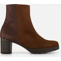 Gabor Enkellaarsjes bruin Suede Maat 44