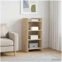 vidaXL Dressoir Sonoma Eiken 40 x 36 x 80 cm Bewerkt hout