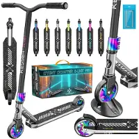 Kesser Stuntstep X-Limit-Pro 360° voor Volwassenen en Kinderen - Chroom / Zilver