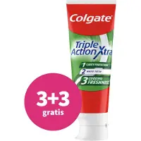 Colgate 3+3 Gratis: Tandpasta Triple Action Extra Fresh 75 Ml