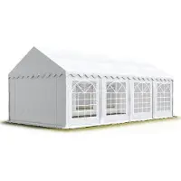 TOOLPORT Partytent 6x8 m, PVC 700, wit