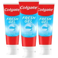 Colgate 3x Tandpasta Fresh Gel 75 Ml
