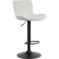 CLP Barkruk Linus | Kleur: crème | Materiaal: stof