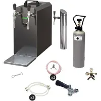 Ich-zapfe Onderbouw Bierzapset STREAM 50 Compleet met 2-Zijdige Droge Koeler tot 55 l/u - KeyKeg Compatibel