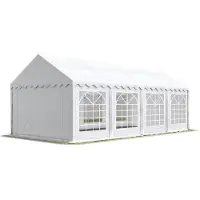 TOOLPORT Partytent 3x9 m, PVC 700, wit