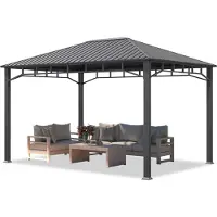 TOOLPORT Tuinpaviljoen Hardtop Sunset Superior, 3x4 m
