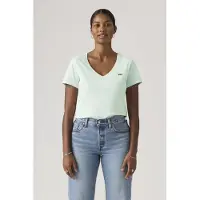 Levi's Shirt 'The Perfect V-Neck' pastelblauw